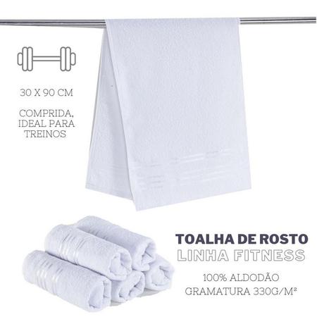 Imagem de Kit 06 Toalhas de Academia Fitness Super Absorvente Hipoalergenica