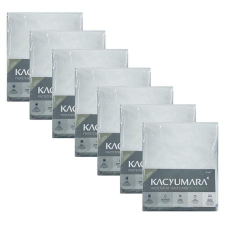 Imagem de Kit 07 Capas Protetora Travesseiro Impermeável Kacyumara 100% Algodão