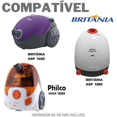 Imagem de Kit 09 Saco P/Aspirador de Pó Philco Hepa Max 1680 Descarta