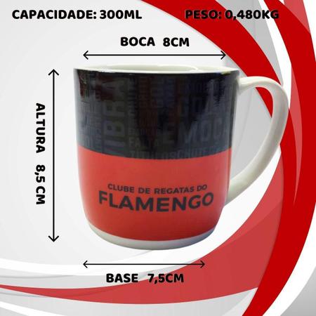 Imagem de Kit 1 Caneca Porcelana 300Ml Café + 1 Taça Windsor 330Ml