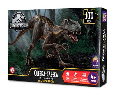 QUEBRA CABEÇA DINOSSAUROS 4 EM 1 43 PEÇAS REF 1007 - GGB