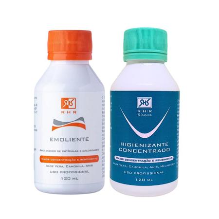 Imagem de Kit 1 emoliente e 1 higienizante concentrado 120ml RHR