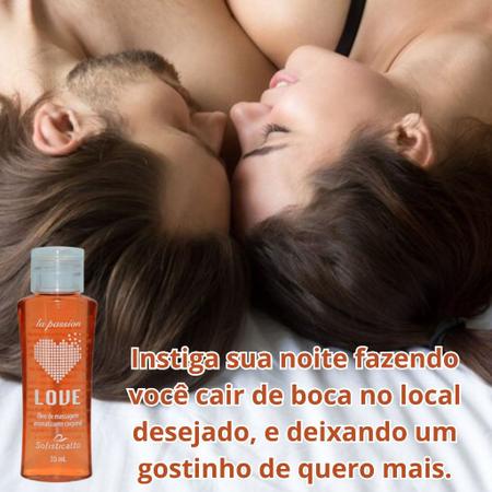 Imagem de Kit 1 Gel Lubrificante Intense + 2 Óleo De Massagem Sensual Sensação Love Hot