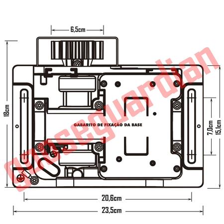 Imagem de Kit 1 Motor PPA 1/4CV Dz Hub 2 Control Portão 450Kg