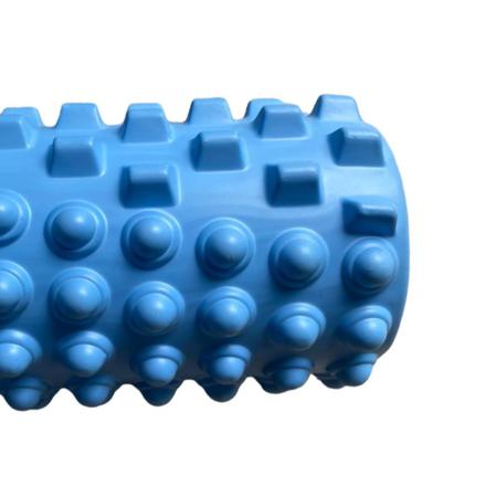 Imagem de Kit 1 Rolo de Massagem + 1 Bola de Pilates Azul Ahead Sports