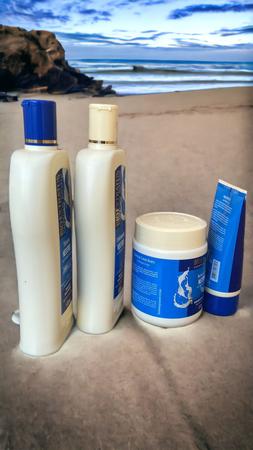 Imagem de Kit 1 Shampoo 1 Cond 1 Banho creme Brilho Natural Neutro 500ML 1 Finalizador 150ML