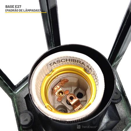 Kit 10 Arandelas Luminária de Parede Taschibra TLF 26 1xE27 Imagem de Kit 10 Arandelas Luminária de Parede Taschibra TLF 26 1xE27