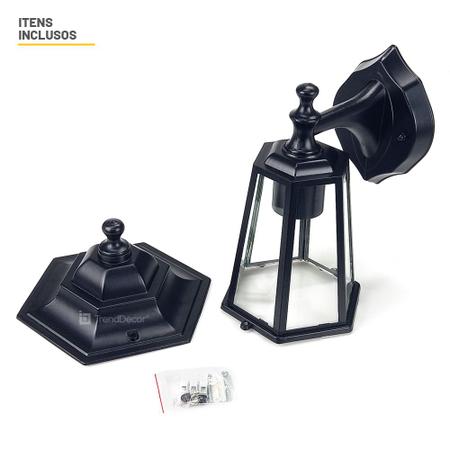 Kit 10 Arandelas Luminária de Parede Taschibra TLF 26 1xE27 Imagem de Kit 10 Arandelas Luminária de Parede Taschibra TLF 26 1xE27