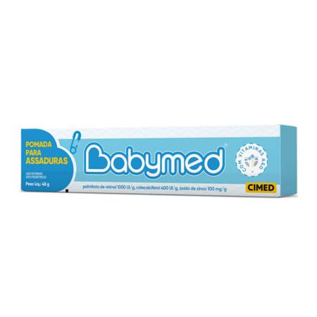 Imagem de Kit 10 Babymed Azul Pomada para Assadura 45g Menino