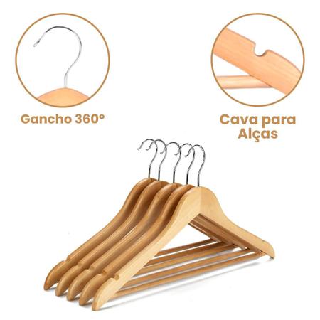 CABIDES BEBÉ MADEIRA (PACK DE 3) - Cabides e organizadores