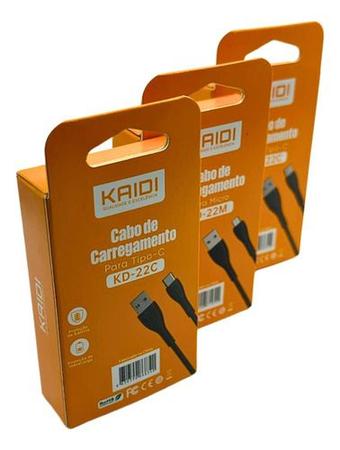 Imagem de Kit 10 cabos kaidi v8 carregamento dados atacado revenda