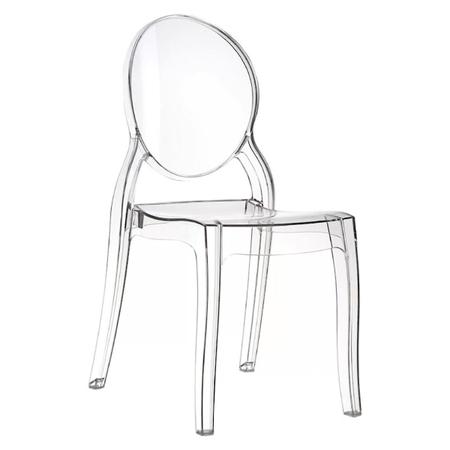 Imagem de Kit 10 Cadeiras de Jantar Design Ghost Acrílica Transparente