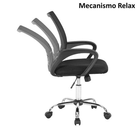 Imagem de Kit 10 Cadeiras para Escritório Diretor Tela Mesh Tok 3310 Or Design