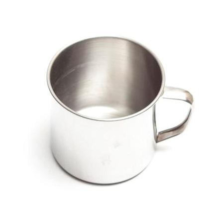 Imagem de Kit 10 Caneca Inox Pequena N.07 200Ml Café Leite Servir Luxo