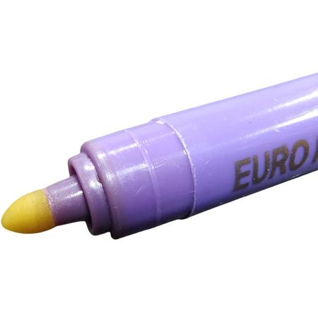 Imagem de Kit 10 Canetas Identificadora De Notas Dinheiro Falsas Euro Pen Money Detector luz UV