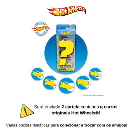 Kit 10 Carrinhos Hot Wheels Original Atacado Sem Repetição