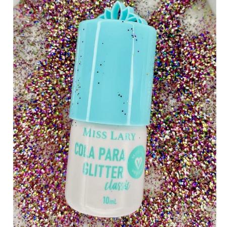 Imagem de Kit 10 Cola P/ Glitter Classic Vegano Rosto Corpo Miss Lary