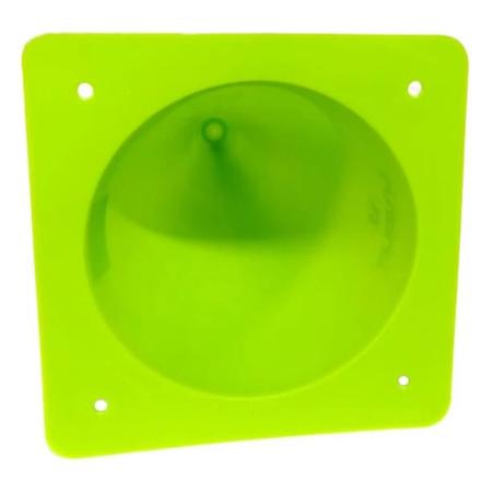 Imagem de Kit 10 Cones de Agilidade para Demarcacao com 38 Cm Verde Limao  Liveup 