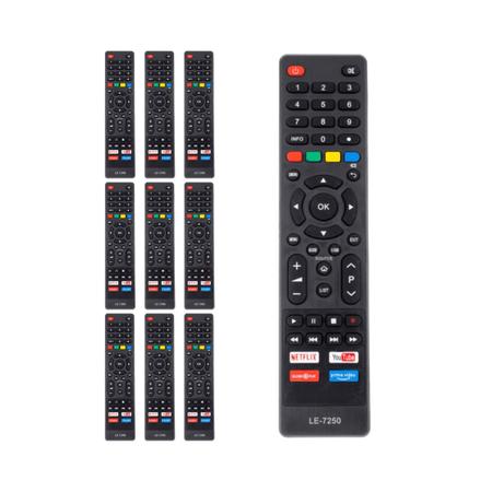 Imagem de Kit 10 Controle Remoto Compatível com Philco Smart Tv Ptv32g