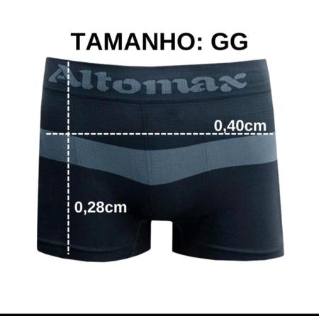 Imagem de Kit 10 Cuecas Box Boxer Masculina Sem Costura Altomax