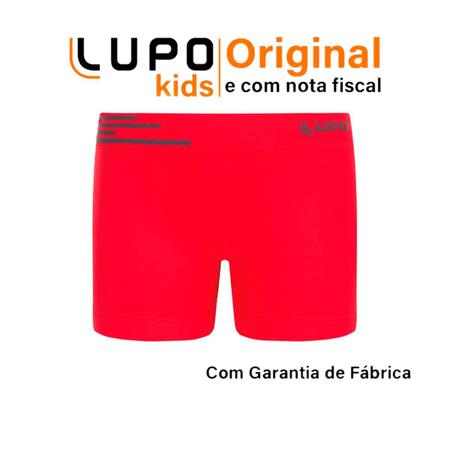 Imagem de Kit 10 Cuecas Box Infantil Masculino Boxer Microfibra Sem Costura Lupo