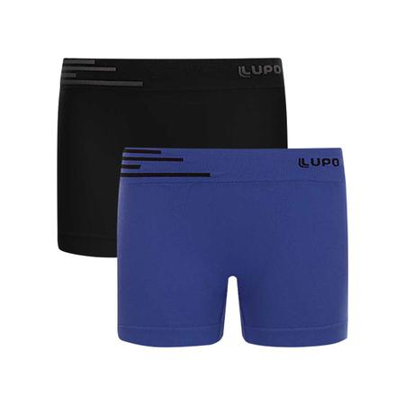 Imagem de Kit 10 Cuecas Box Infantil Masculino Boxer Microfibra Sem Costura Lupo