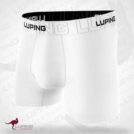 Imagem de Kit 10 Cuecas Boxer Masculina Lisa Shortinho Box Com Elástico Alto Relevo Luping Premium