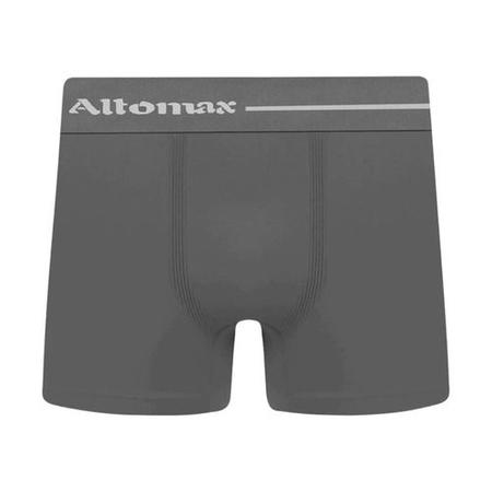 Imagem de Kit 10 Cuecas Boxer Microfibra Lisa Sem Costura Altomax