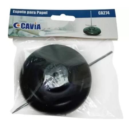 Imagem de Kit 10 Espeto Para Fixar Papel Metal Preto Organizador Cavia