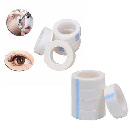 Kit 10 Fitas Antialérgica Micropore Alongamento Cílios Profissional - CS STORE Imagem de Kit 10 Fitas Antialérgica Micropore Alongamento Cílios Profissional