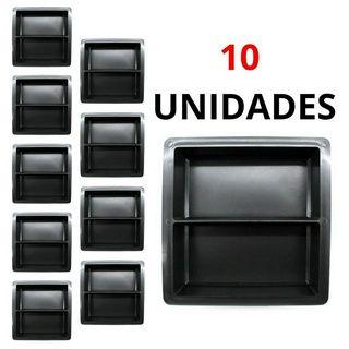 Imagem de Kit 10 Forma Dupla Para Fazer Bloquete de Calçada Piso Concreto 20x10x6