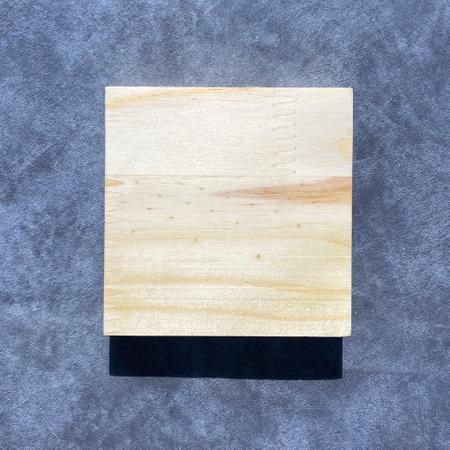 Imagem de Kit 10 Formas Quadradas Madeira Pinus 8x8x15mm (5 unidades)