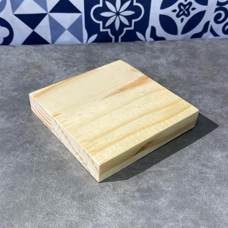 Imagem de Kit 10 Formas Quadradas Madeira Pinus 8x8x15mm (5 unidades)