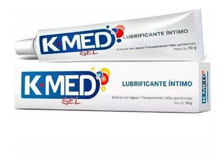 Imagem de Kit 10 Gel Lubrificante Íntimo K-Med Caixa 50G Base Agua