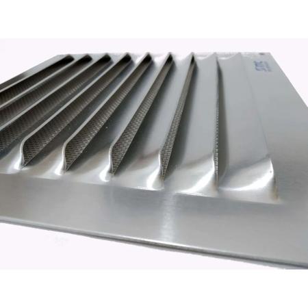 Imagem de Kit 10 Grades De Ventilação Alumínio Itc 20x20cm Com Tela