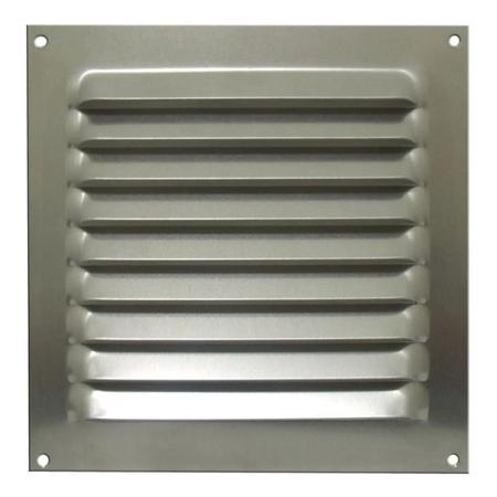 Imagem de Kit 10 Grades De Ventilação Alumínio Itc 20x20cm Com Tela
