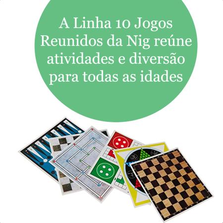 Jogo De Xadrez Nig Brinquedos 204 Estratégia 5 Anos