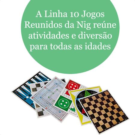 Jogo dama & ludo - Nig - Jogo de Dominó, Dama e Xadrez - Magazine Luiza