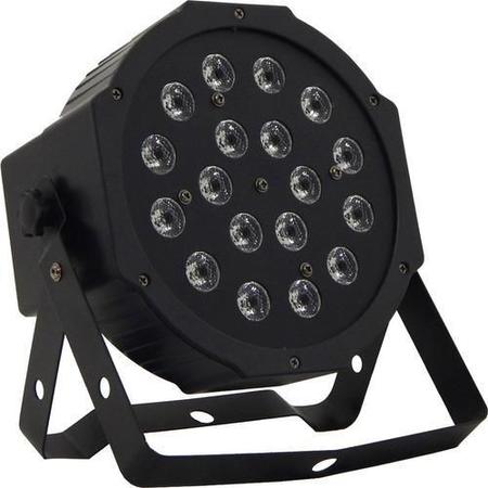 Imagem de Kit 10 Kit 4 Refletor 18 Leds De 1W Dmx Digtal Slim Skf181