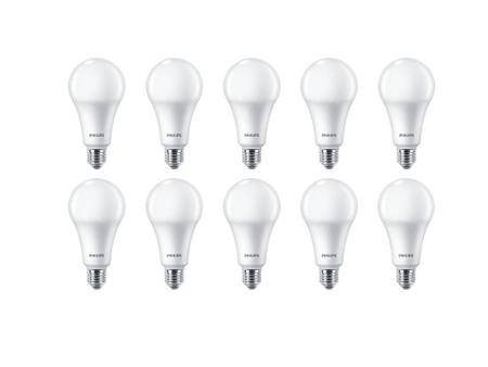 Imagem de Kit 10 Lâmpadas LED E27 Bulbo Philips Luz Fria 25W - Fria