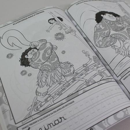 100 Páginas para Colorir Disney - Moana