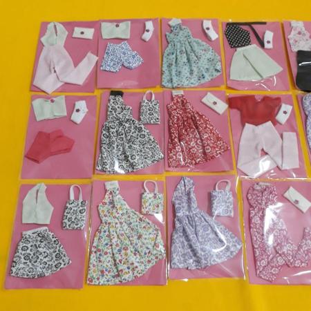 Kit 10 Roupas para Barbie (Sortidas) Roupinhas Boneca Barbie