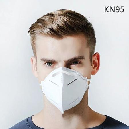 Imagem de Kit 10 Máscaras Alta Proteção Pff2 N95 C/filtro 95% Eficienc