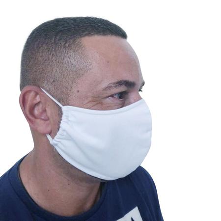 Imagem de Kit 10 Máscaras em Tecido 100% Algodão Lavável com Elástico