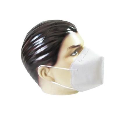 Imagem de Kit 10 Máscaras Pff2 Sem Válvula Branco N95 Elástico Orelha