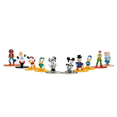 Imagem de Kit 10 Mini Bonecos Nano Metalfigs Disney - Jada Toys