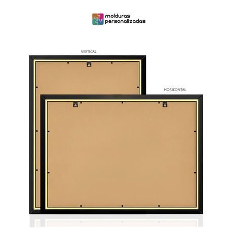 Imagem de Kit 10 molduras a4 21 x 30 p/ arte imagem decorativo + petg