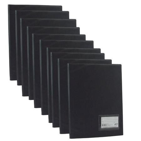 Imagem de Kit 10 Pastas Catalogo Com 10 Envelopes Plásticos Acp