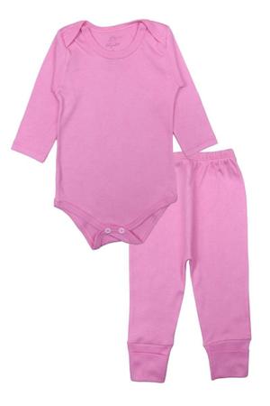 Imagem de Kit 10 Peças Roupa De Bebe Conjunto Body Calça 100% Algodão