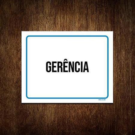 Kit 10 Placas Ambiente Sinalização Setor Gerência - Sinalizo.Com Imagem de Kit 10 Placas Ambiente Sinalização Setor Gerência